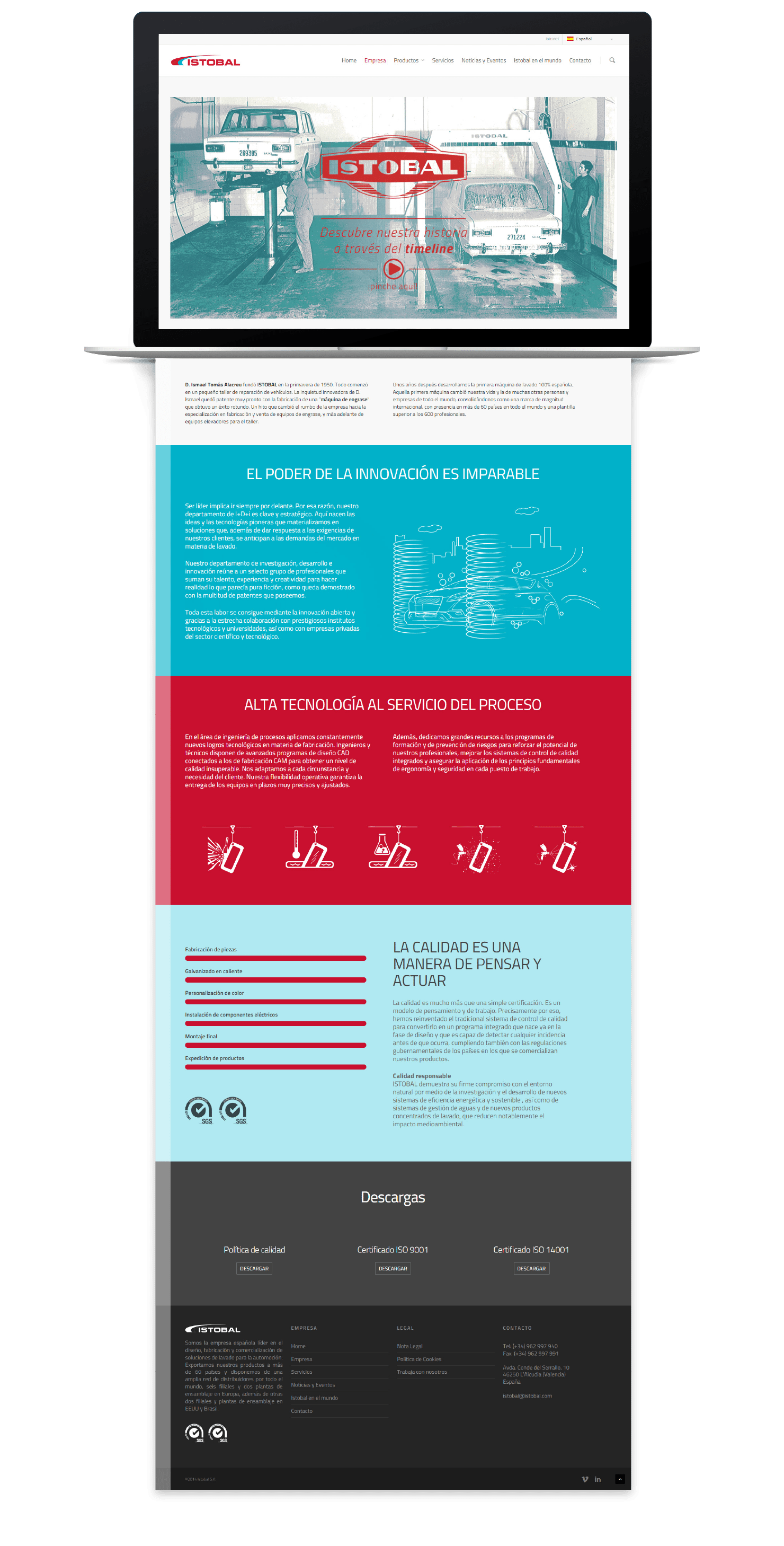 Estrategia y branding digital para Istobal