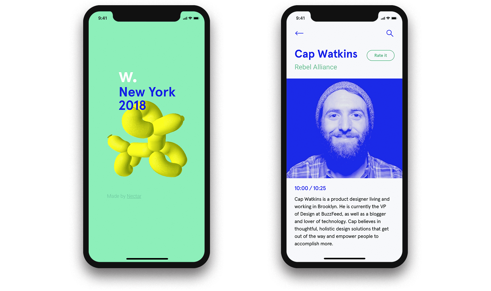 Diseñamos la App de Awwwards NY Conference