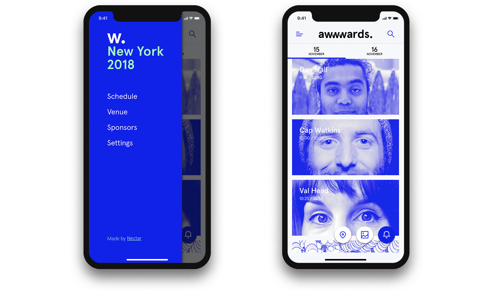 Diseñamos la App de Awwwards NY Conference