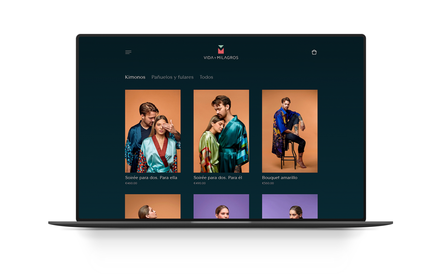 Estrategia, web y e-commerce para la firma de moda textil Vida y Milagros