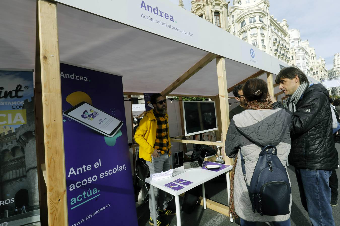 Solutions against bullying at the València Startup Market 2019. Andrea App