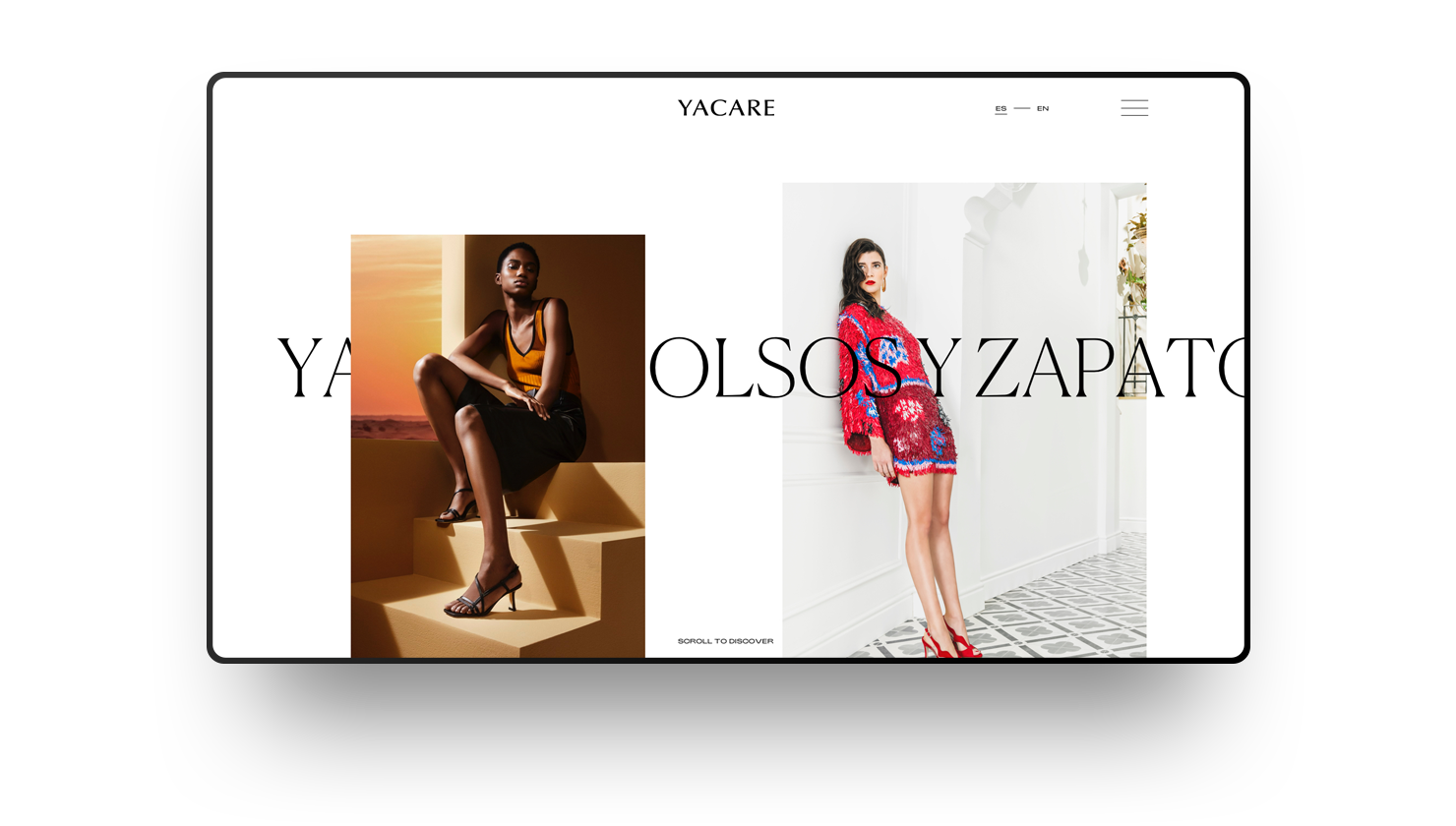 Yacare una web experiencial para una tienda de calzado con trayectoria